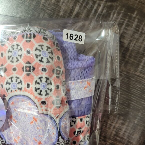 Ellen Tracy Womens Sleepwear Tank Top L Multicolor Geometric‎ Lounge Pajama - Picture 9 of 9